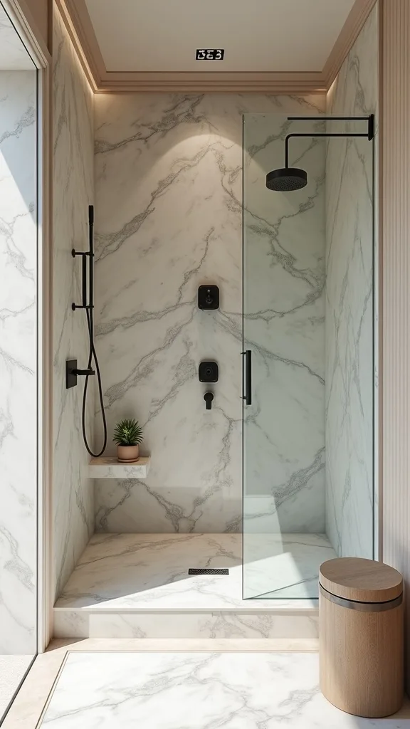 Can you do an outdoor shower in a rental or temporary setup?