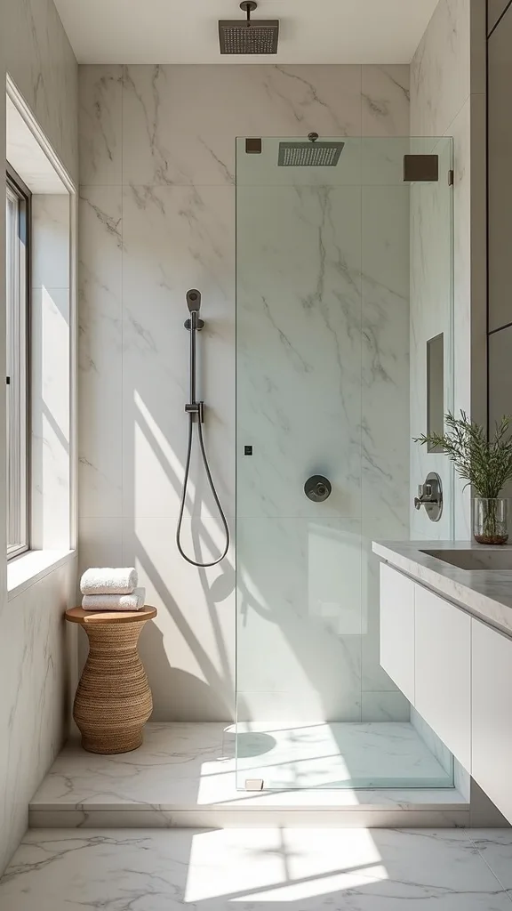 What’s the best way to drain an outdoor shower (without puddles)?