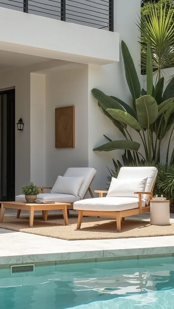 Create a Poolside “Living Room” Zone with an Outdoor Rug Anchor