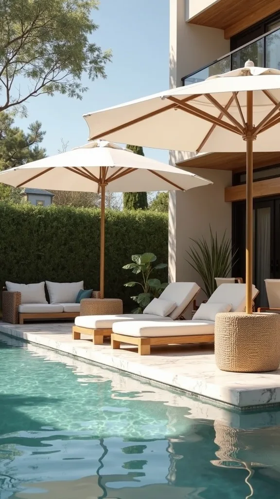 Use a Two-Umbrella Rhythm for All-Day Shade Without Blocking Views