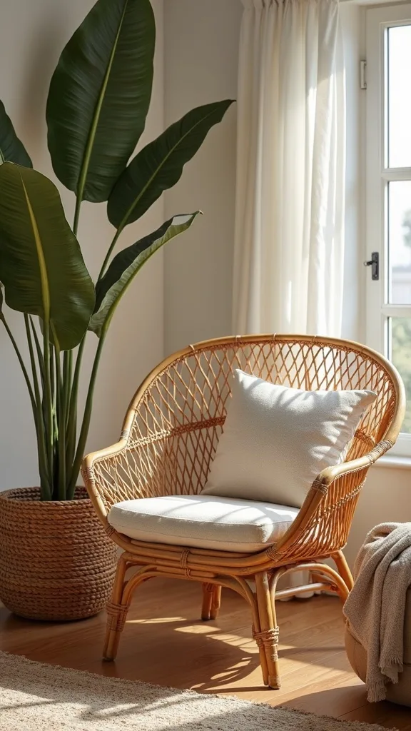 Add one leather touch to sharpen natural fiber texture