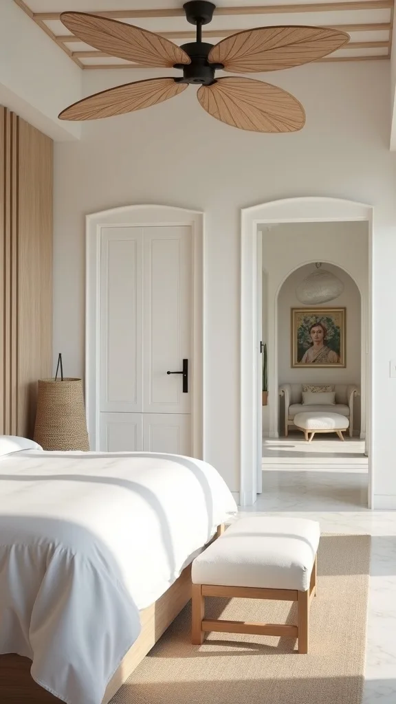 Add a Ceiling Fan That Looks Like It Belongs in a Villa