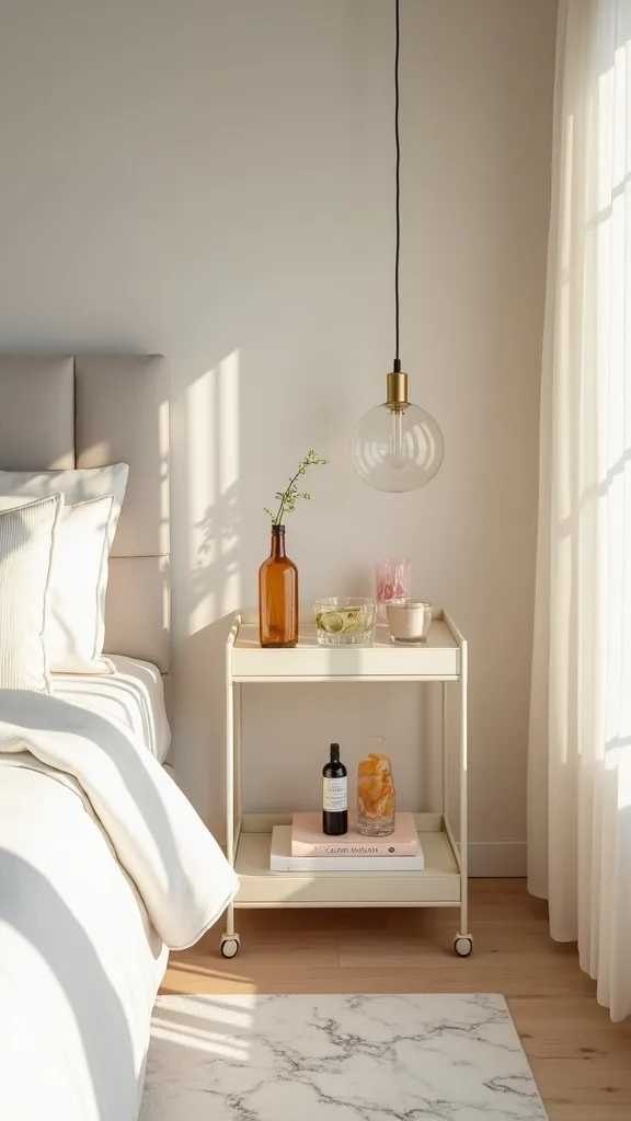 Create a Mini Bar Cart Moment for Vacation Vibes