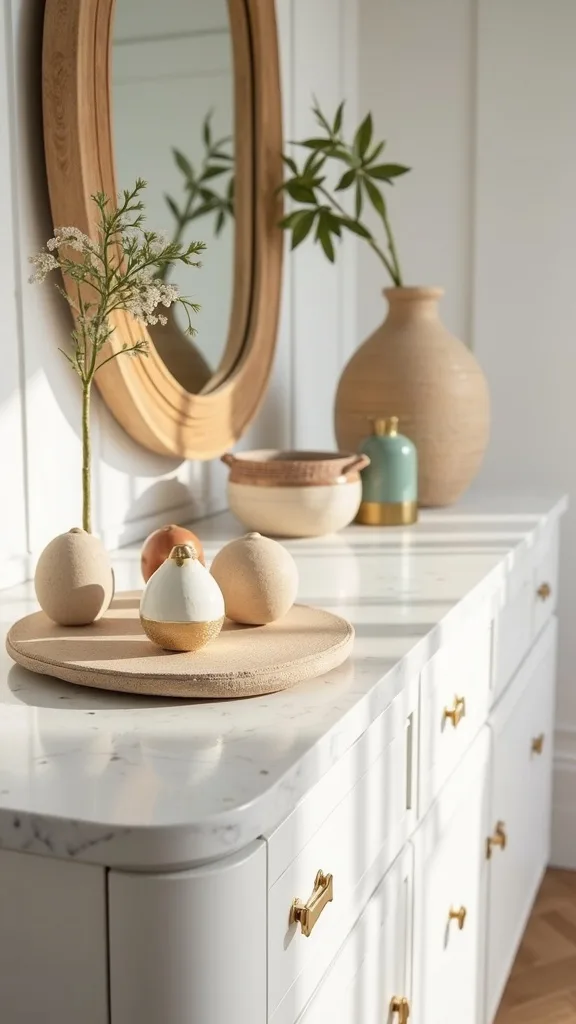 Style a Dresser Top Like a Resort Console