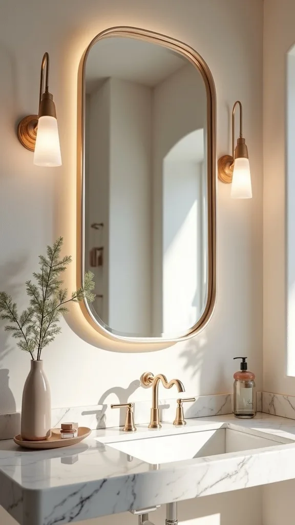 Use a Large Mirror to Bounce Daylight Like a Coastal Suite