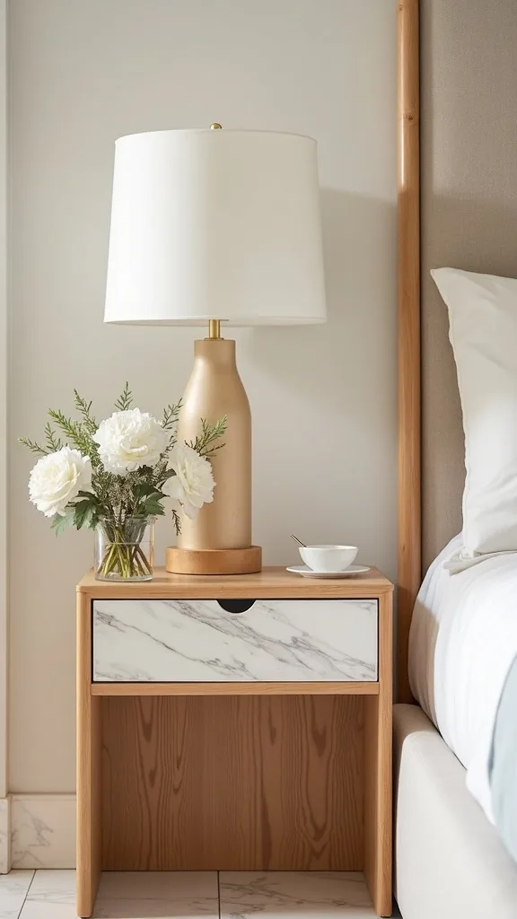 Use Bamboo Bedside Tables to Add Instant Vacation Texture