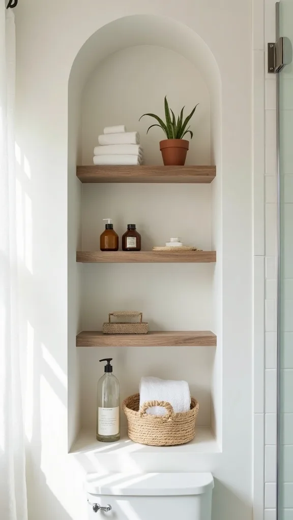 Can you do a “floating” built-in shelf look without major framing?