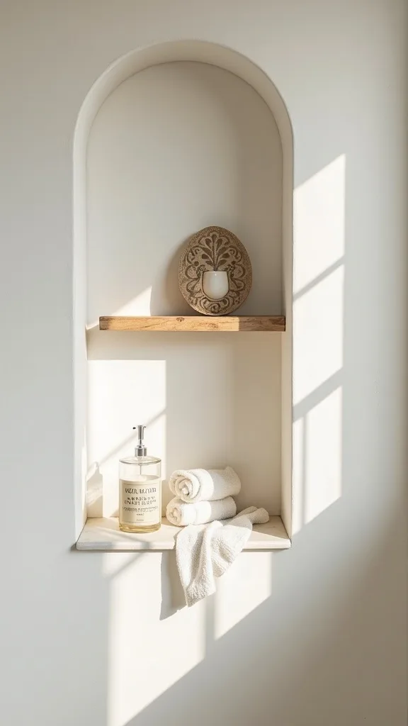 Where should a shower niche go so it’s actually usable?