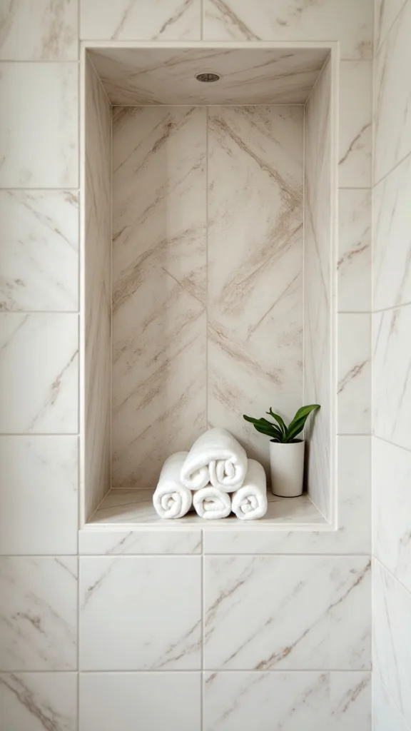 What tile works best inside a niche (and why)?