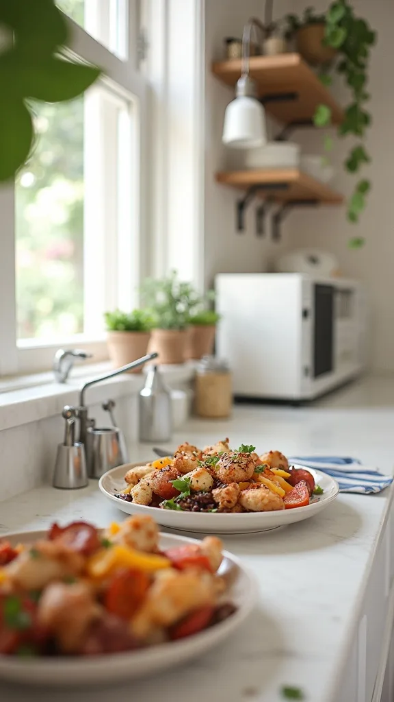 Plan a “hot foods live elsewhere” rule with a warming corner
