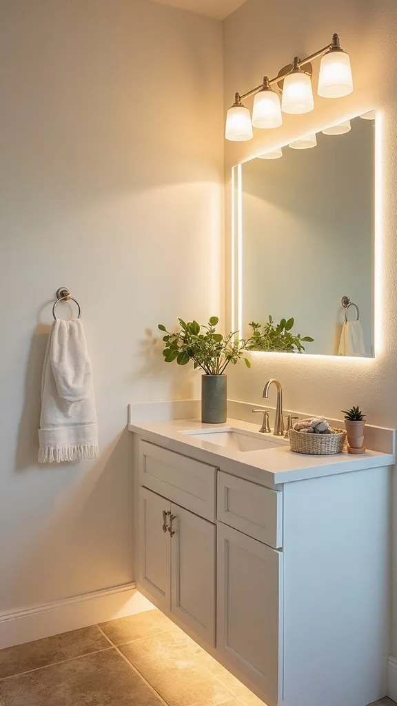Light the island for evening hosting with warm white under-cabinet strips