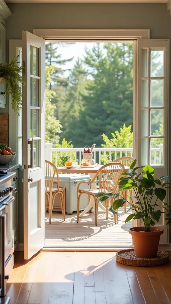 Use a cooler outside to reduce kitchen traffic (and protect your floors)