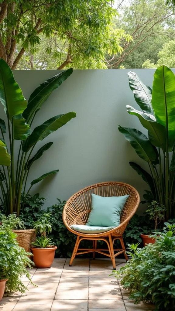 Which colors make a summer tropical landscape feel expensive (even on a budget)?