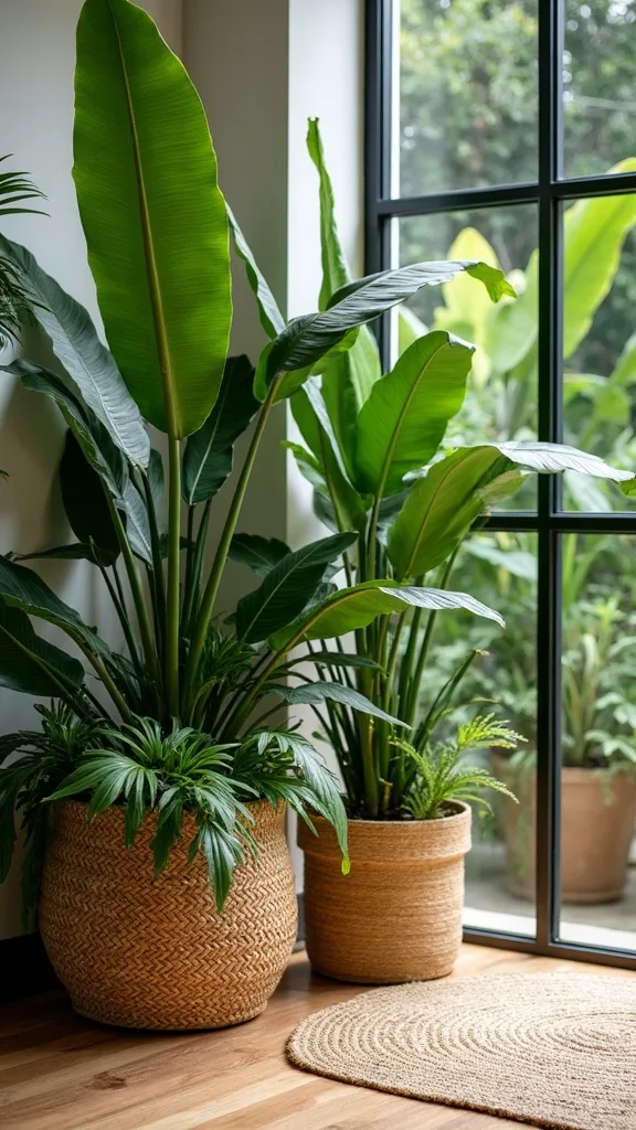 How do you keep tropical plants from looking sad in containers?