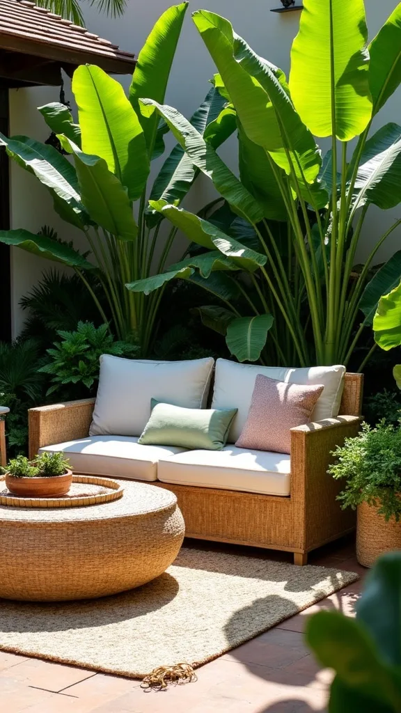 What’s the best outdoor furniture for a tropical lounge (that won’t melt in the sun)?