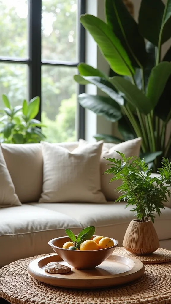 Style your coffee table like a resort lobby (but still leave space for snacks)