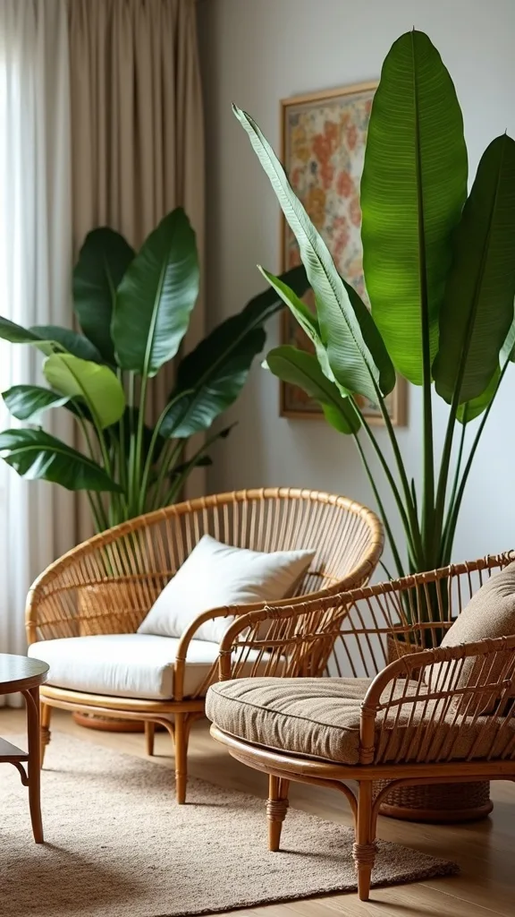 Choose rattan seating that feels supportive (not wobbly or squeaky)