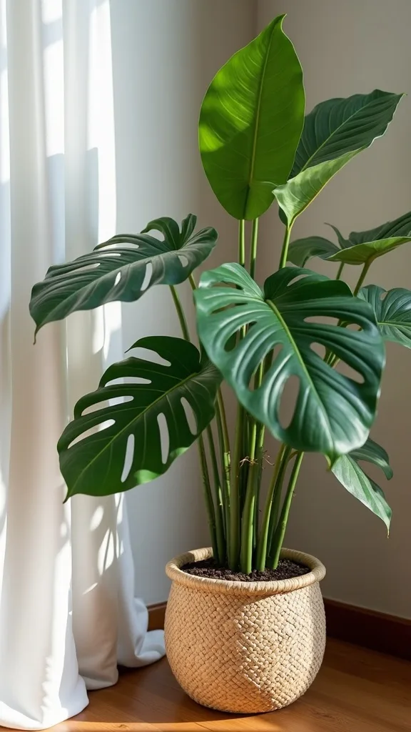 Make your monstera look expensive with the right pot + top dressing