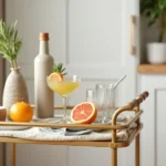 Bar Cart Ideas & Outdoor Entertaining Station