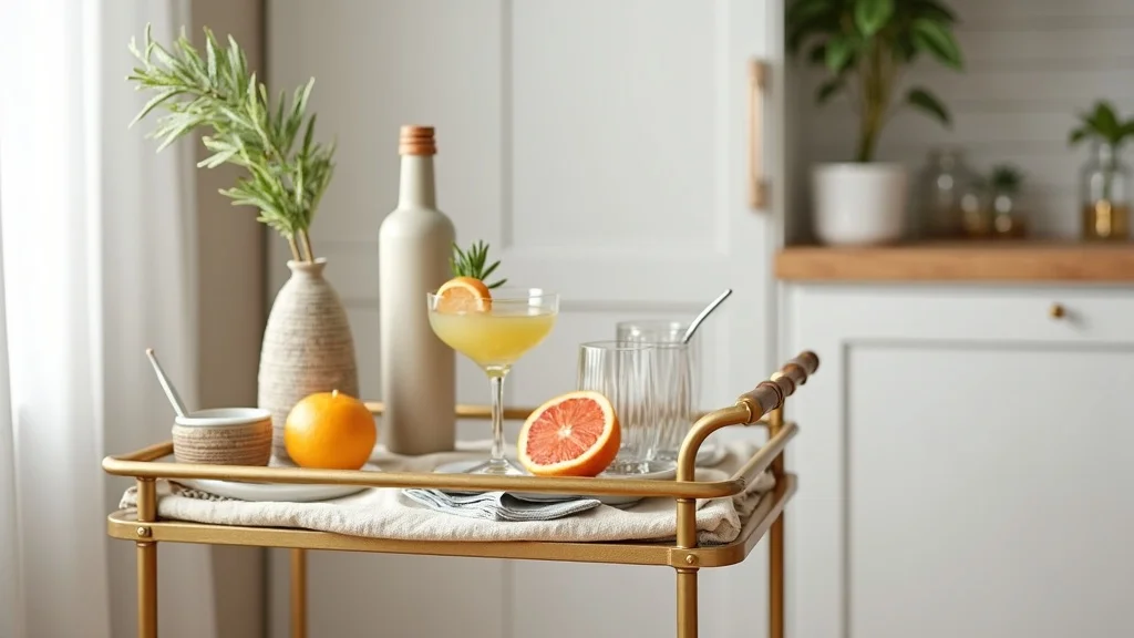 Bar Cart Ideas & Outdoor Entertaining Station