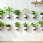 Indoor Herb Wall & Kitchen Garden Ideas