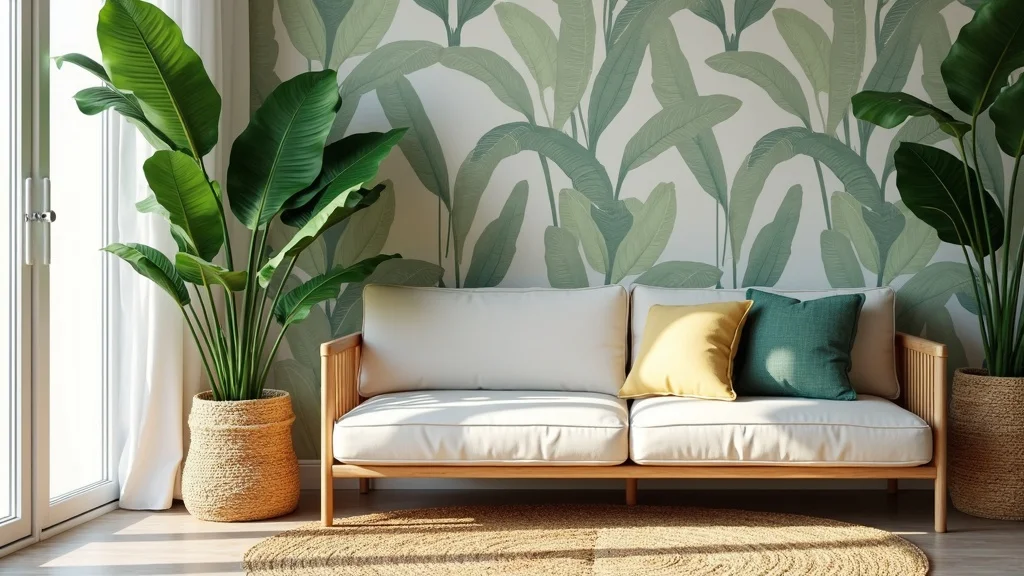 Tropical Living Room Decor & Jungle Vibes