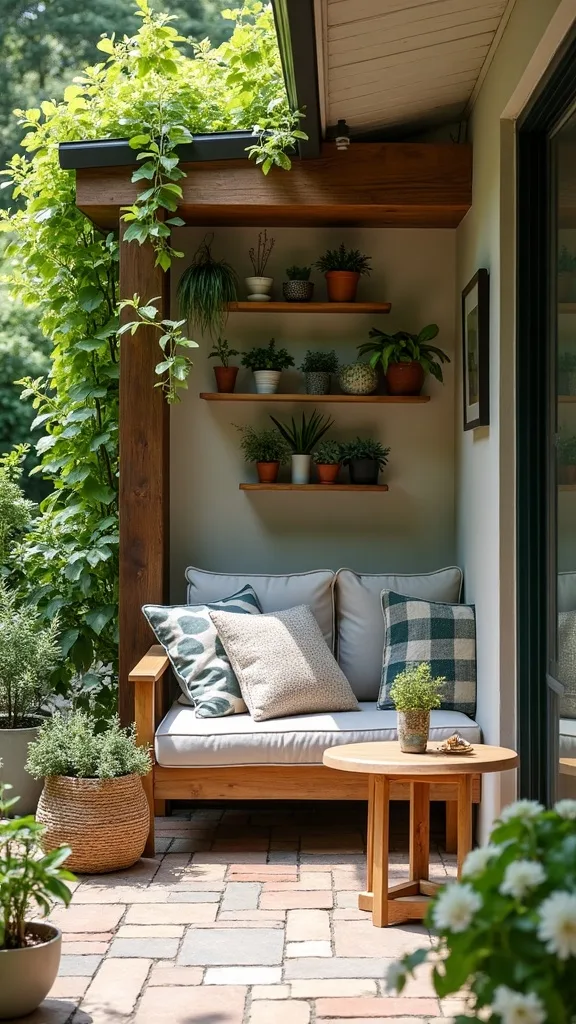 How do I keep bugs away on a small covered patio without harsh vibes?