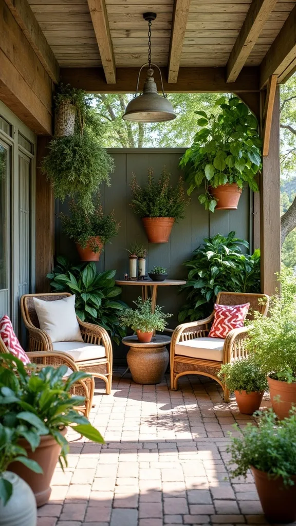 How do I make a small covered patio feel personal instead of “decorated”?