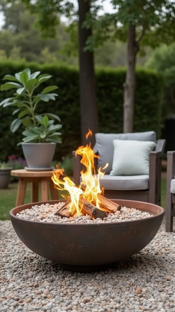 Can I build a fire pit area with pea gravel if I’m bad at DIY?
