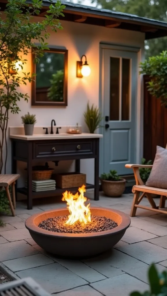 What’s the best way to light a fire pit area on a budget for Pinterest nights?