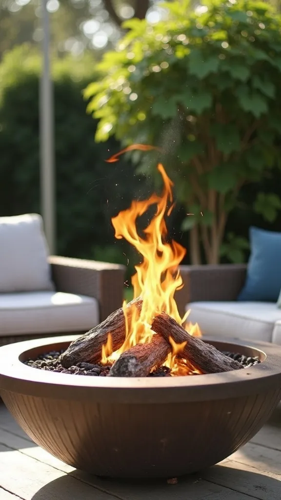 What should I avoid when building a budget backyard fire pit?