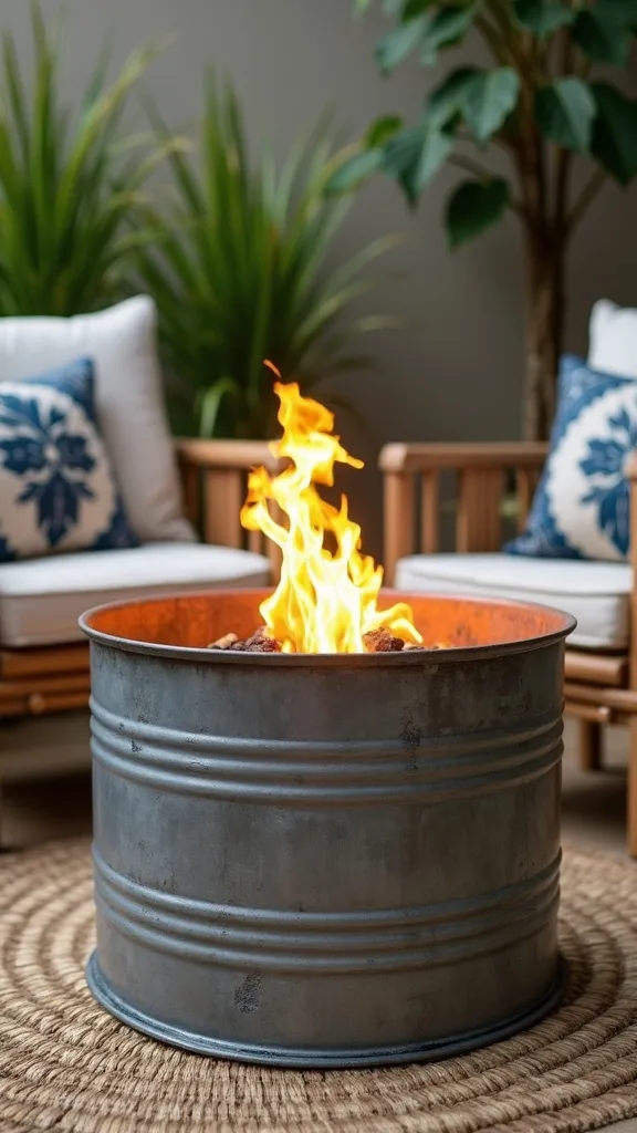 Can I use a galvanized stock tank as a fire pit safely (and cheaply)?