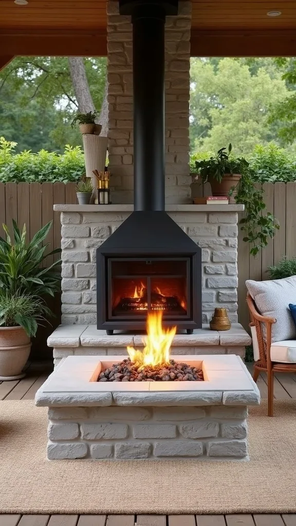 Solo Stove surround dupe (the “built-in” look without the build)