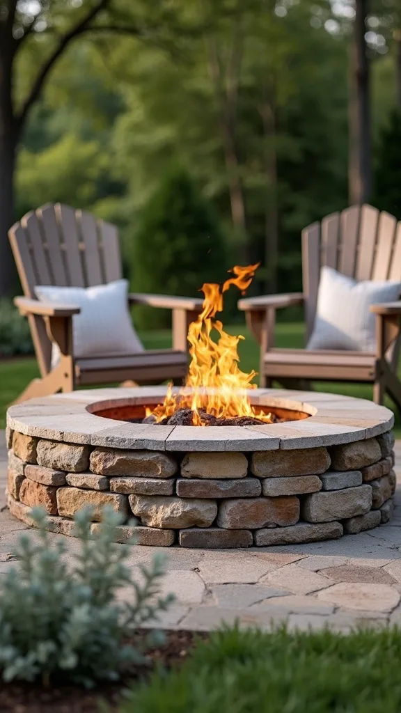 Ring of Adirondack chairs (how to do it cheap without buying a set)