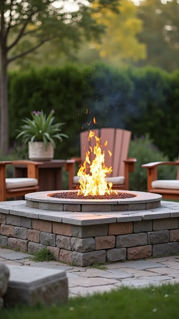 The “grill ring + block wall” classic (beginner-friendly and hard to mess up)