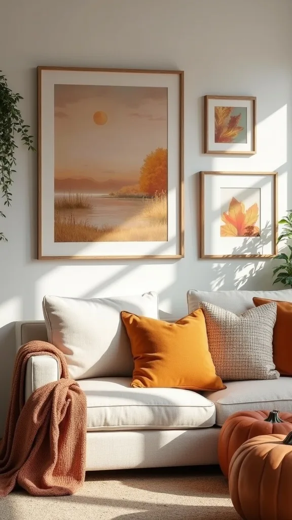 How do you curate seasonal wall art so it still feels like you?