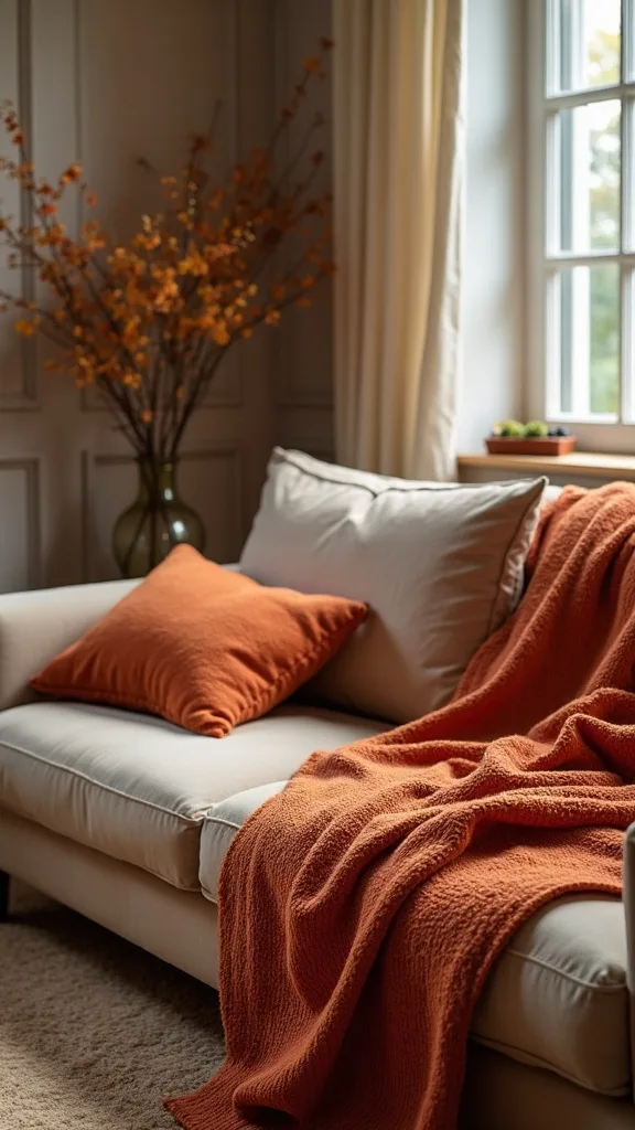 How do you layer throws for cozy without looking sloppy?