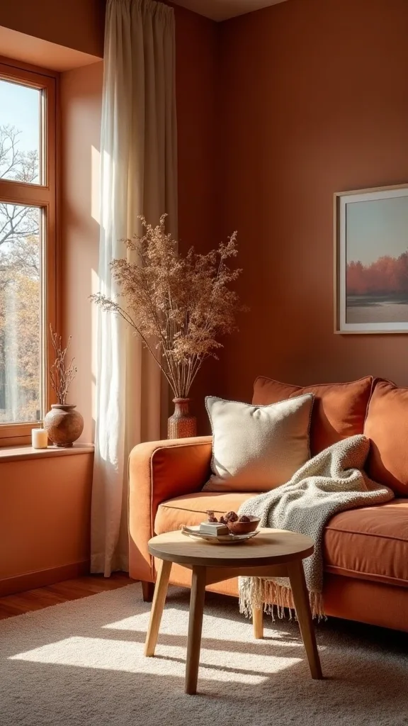How do you pick warm autumn colors that don’t turn your room orange?