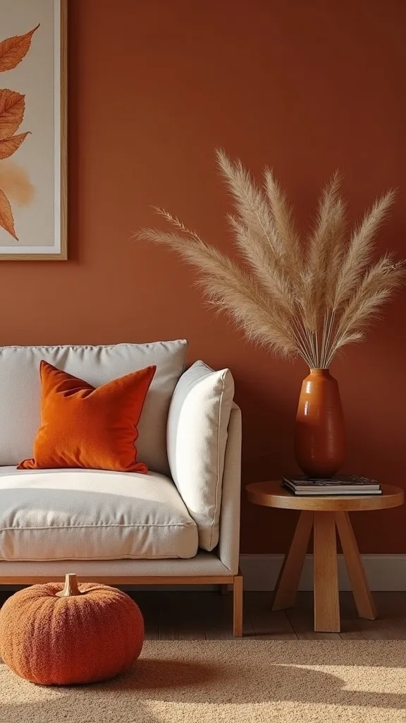 Where should amber home accents go so they actually glow?