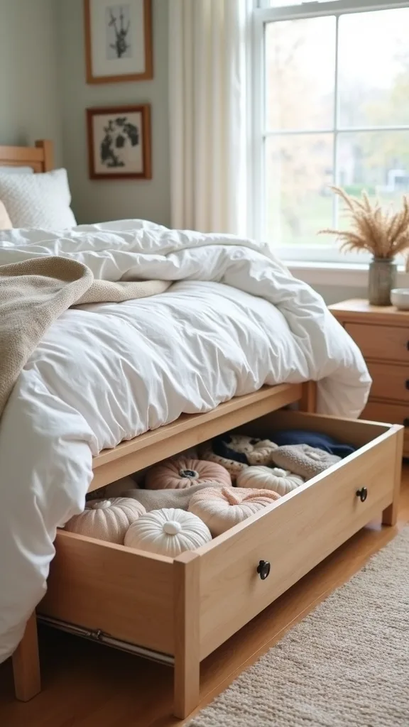 How can under-bed storage stay organized (and not turn into a junk drawer)?