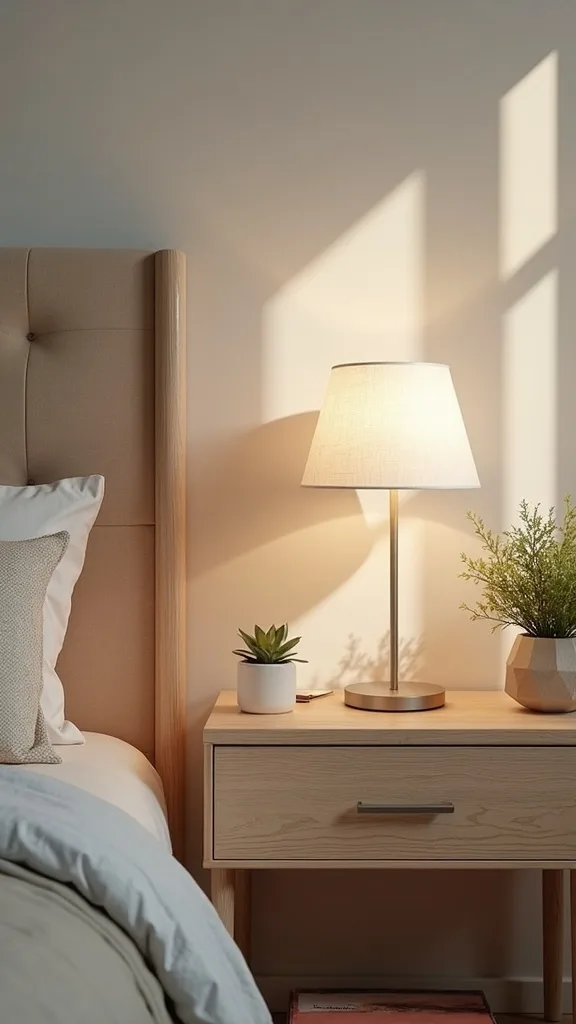 How do you organize a nightstand so sleep doesn’t compete with school?