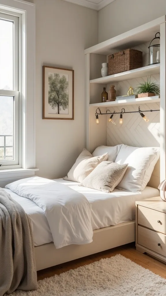 What are the best space-saving storage pieces for a student bedroom?