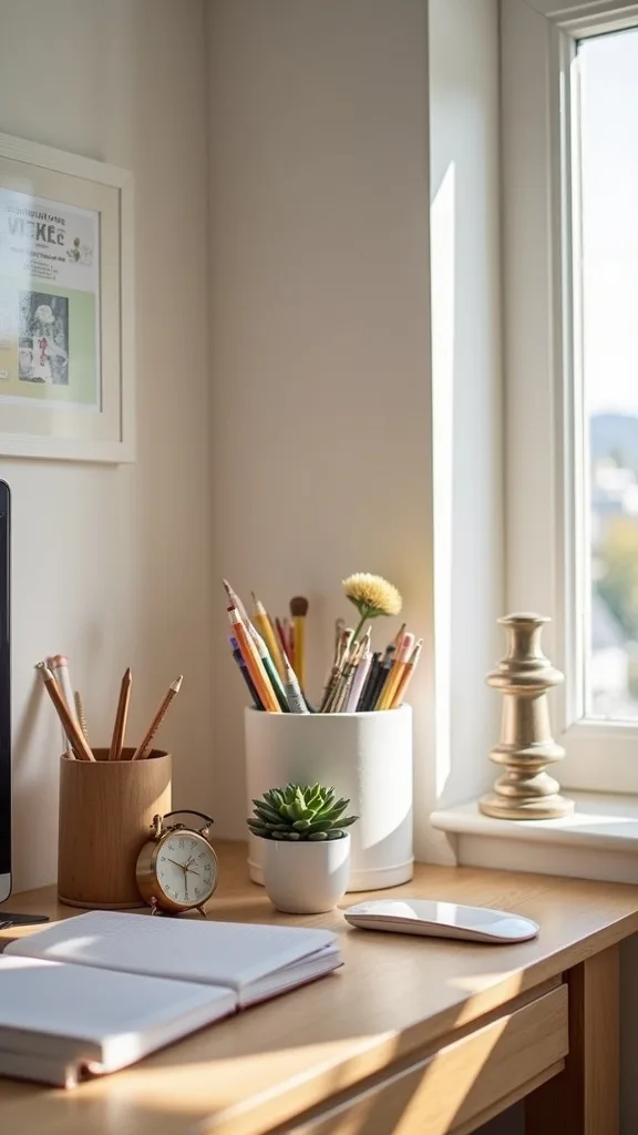 What’s the easiest desk organization system for students?