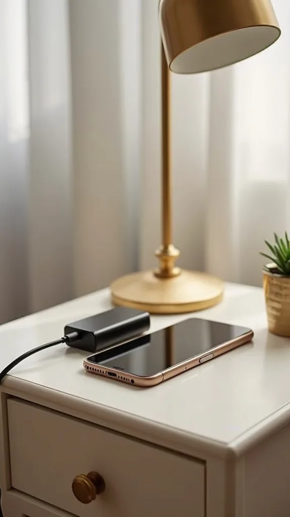 How do you keep chargers from taking over the nightstand?