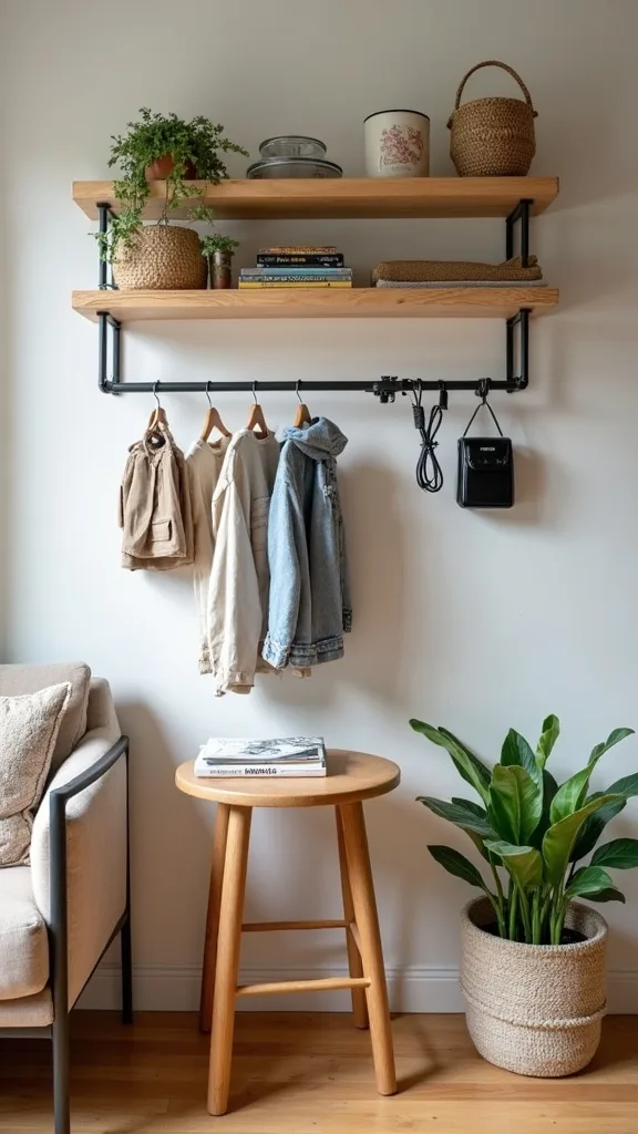 The charging shelf: how to avoid cord spaghetti in the garage