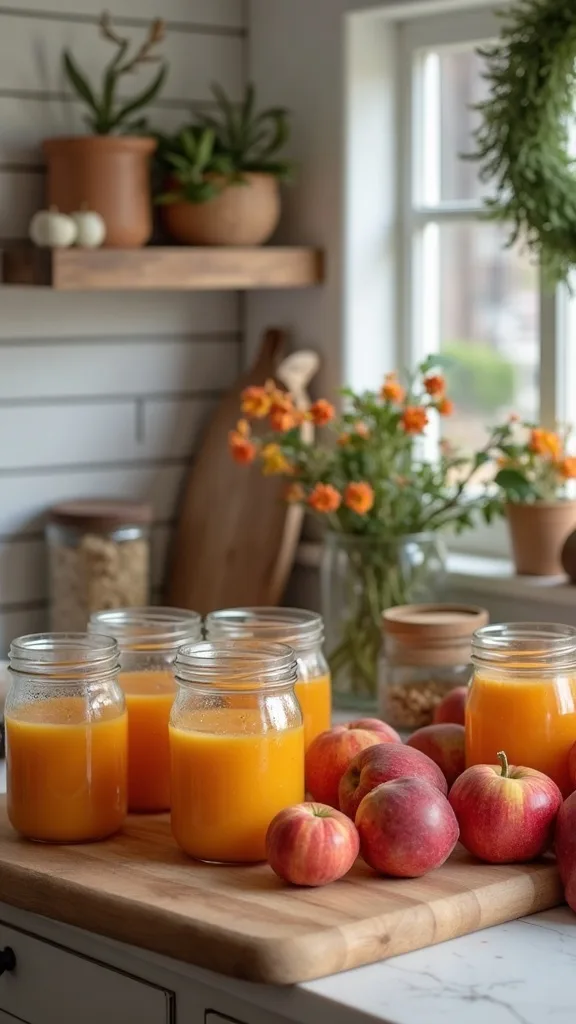 How do you keep a cutting board station clean when you’re processing sticky fruit?