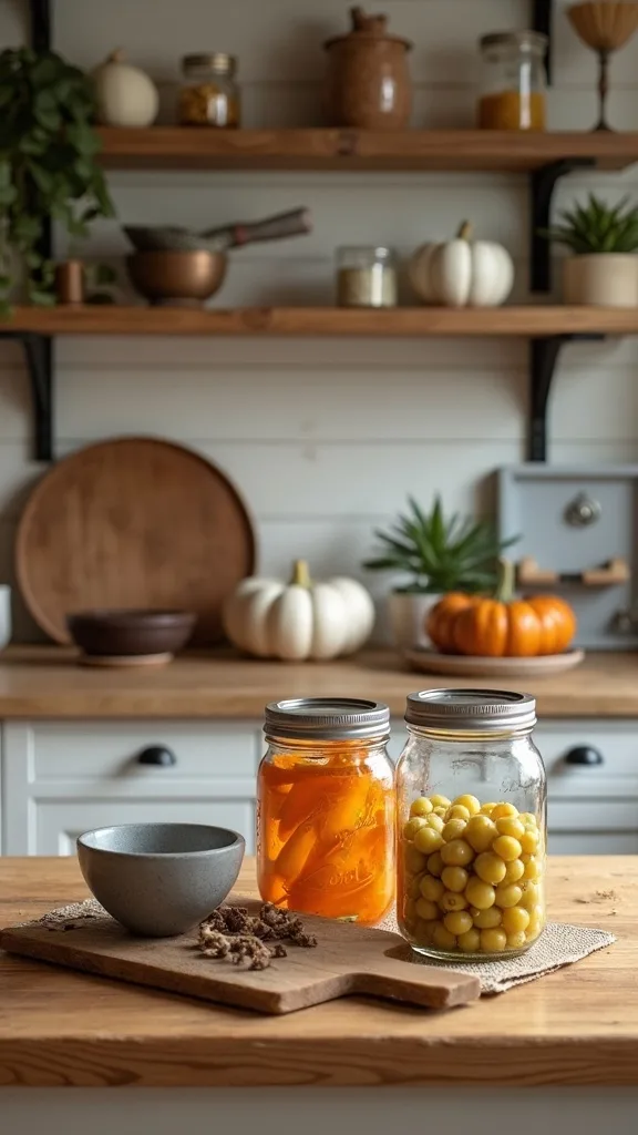 How can you decorate with jars without sacrificing function?