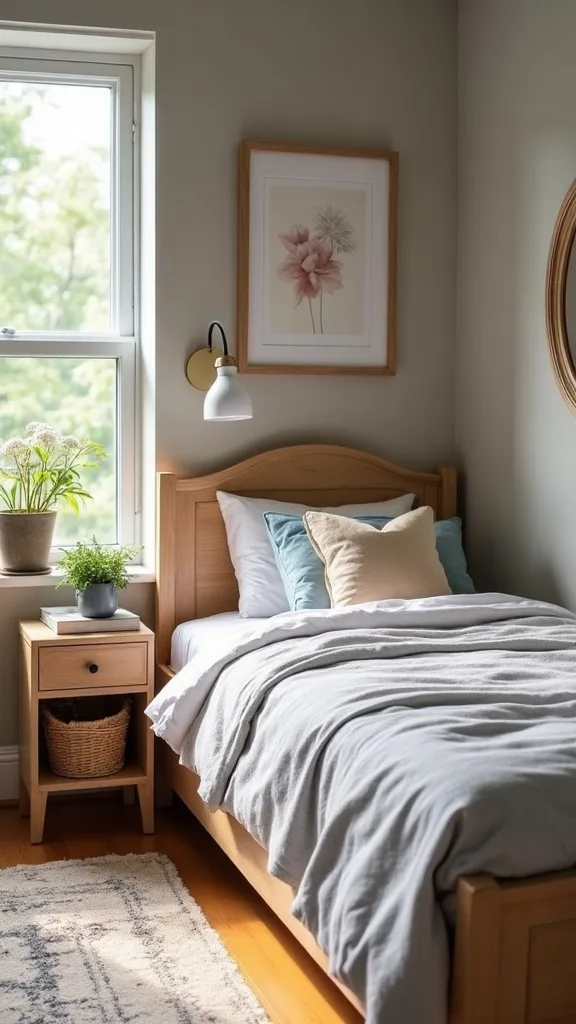 What’s the simplest way to make a dorm bed look styled (not like a camp bunk)?