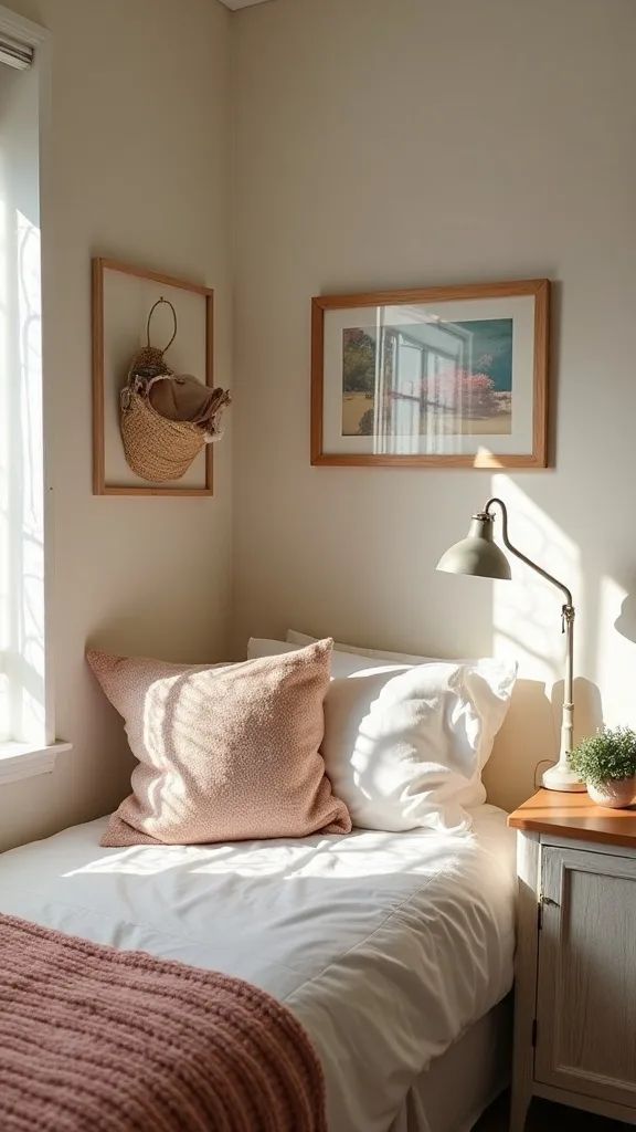 How do you create privacy in a shared dorm without building a wall?