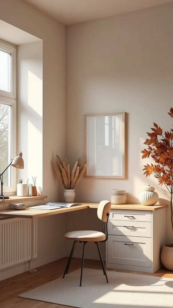 What’s the best paint approach for a garage office wall in fall?